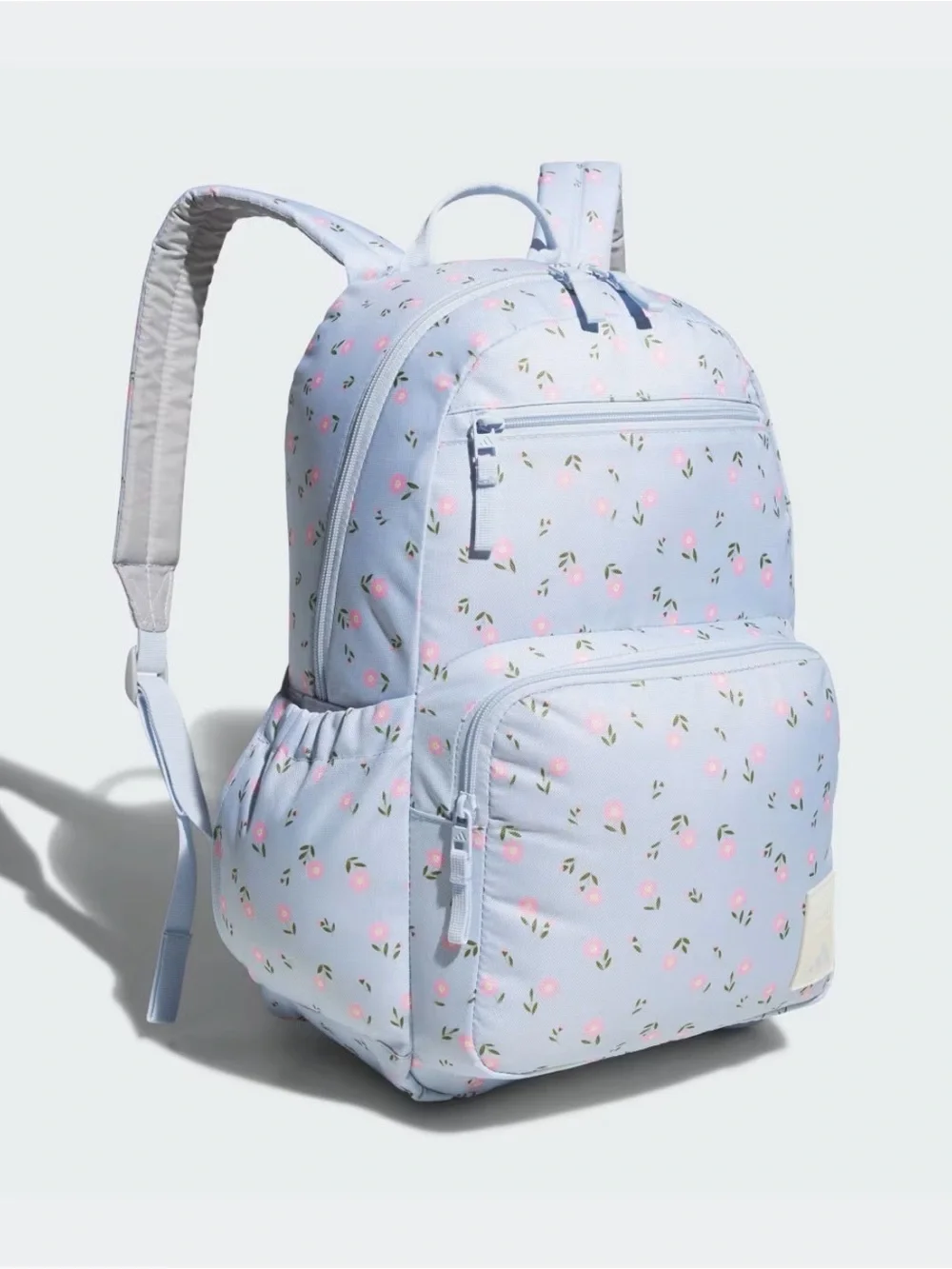adidas Light Blue Floral Kids Backpack